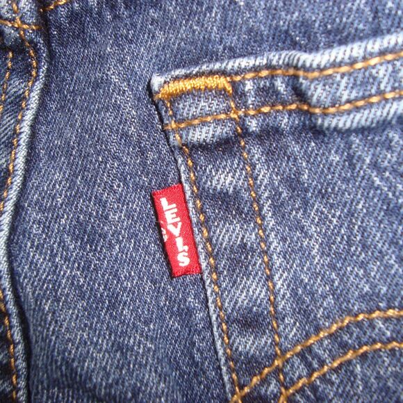 LEVI'S Premium Wedgie Big E Bootcut Button Fly Blue Denim Jeans - Picture 10 of 14